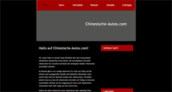 Desktop Screenshot of chinesische-autos.com